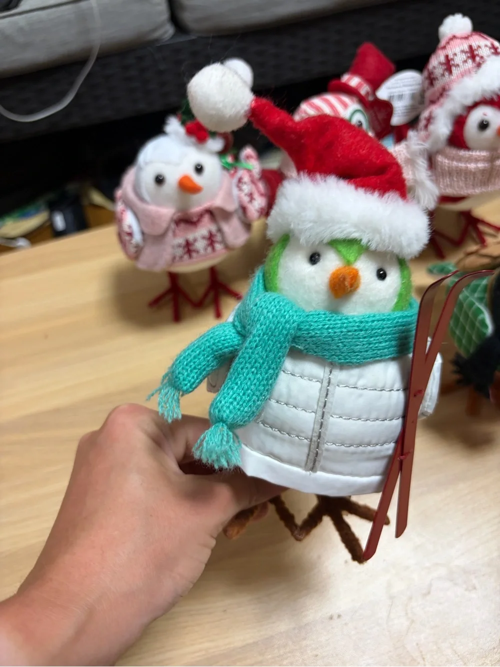 Target fabric birds